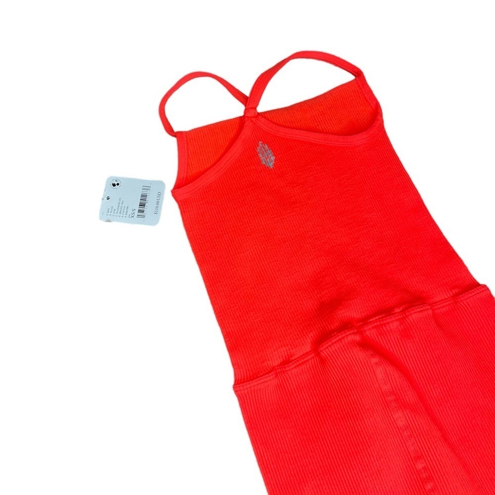 Free People Happiness Runs Square Neck Onesie Jumpsuit - Picture 8 of 12
